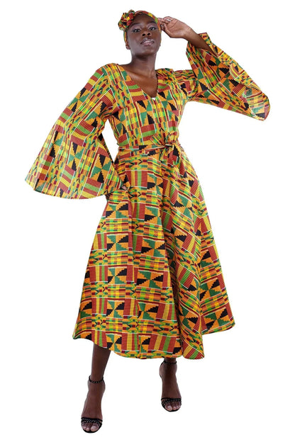 WRAP DRESS - B&R African Styles