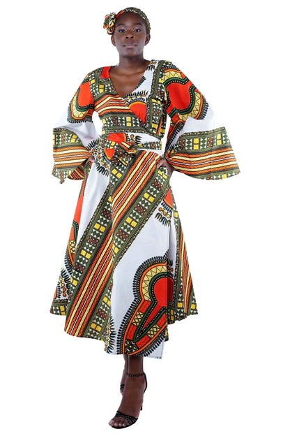 WRAP DRESS - B&R African Styles
